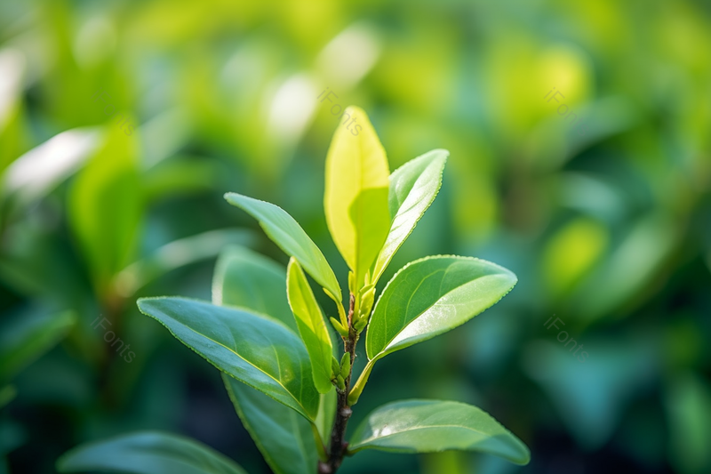 新鲜无污染的绿色茶叶嫩芽实拍摄影,高清,摄影图,摄影图片,图片大全,摄影图免费下载